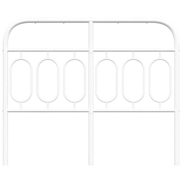 Tăblie de pat metalică, alb, 120 cm - WALTI WALTI