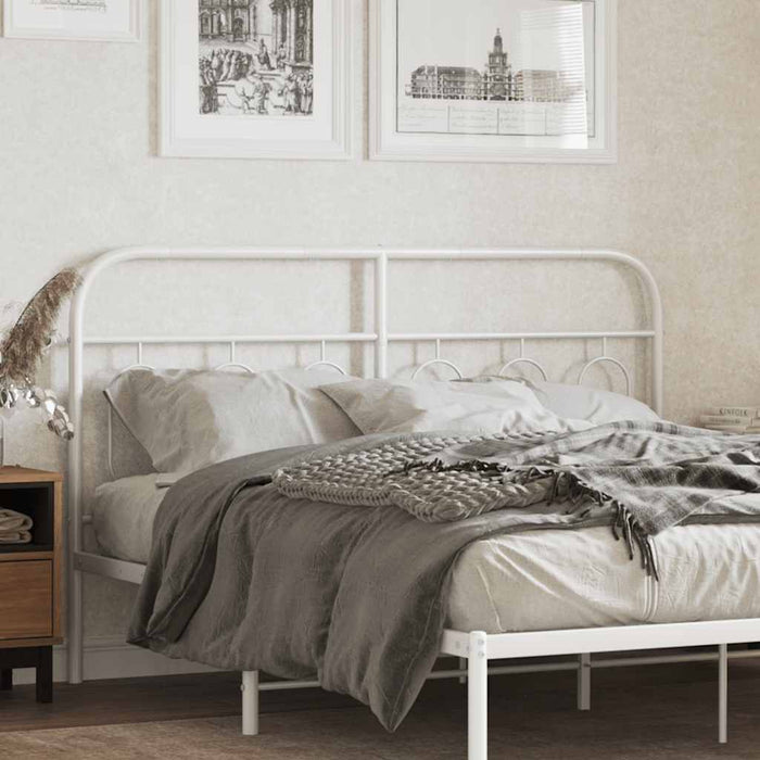 Tăblie de pat de schimb metalică, alb, 150 cm - WALTI WALTI