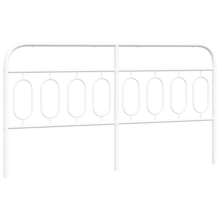 Tăblie de pat de schimb metalică, alb, 160 cm WALTI