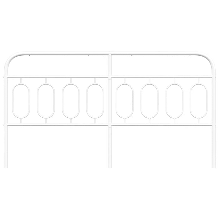 Tăblie de pat de schimb metalică, alb, 160 cm WALTI