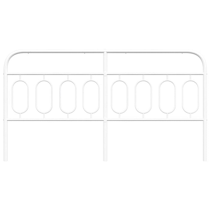 Tăblie de pat de schimb metalică, alb, 183 cm WALTI