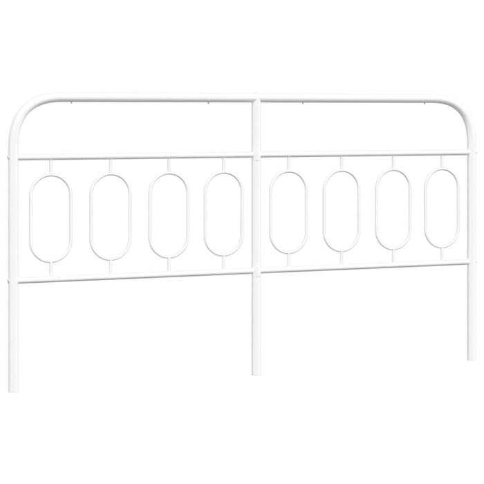 Tăblie de pat de schimb metalică, alb, 193 cm WALTI
