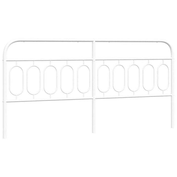 Tăblie de pat de schimb metalică, alb, 200 cm WALTI
