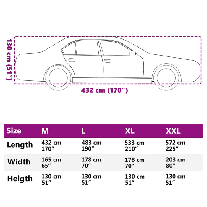 Husă auto pentru Sedan, curele cu cataramă, complet, argintiu M - WALTI WALTI