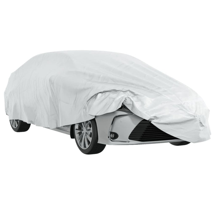 Husă auto pentru Sedan, curele cu cataramă, complet, argintiu L - WALTI WALTI