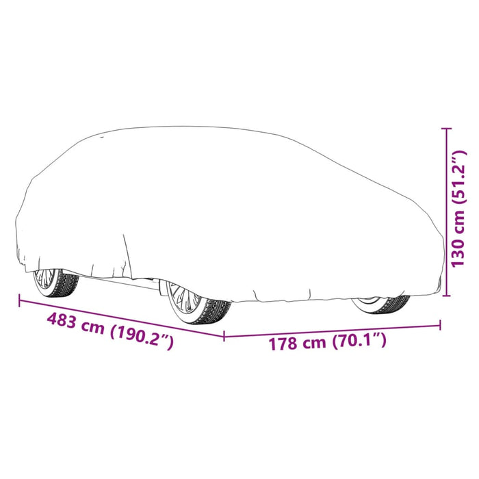 Husă auto pentru Sedan, curele cu cataramă, complet, argintiu L - WALTI WALTI