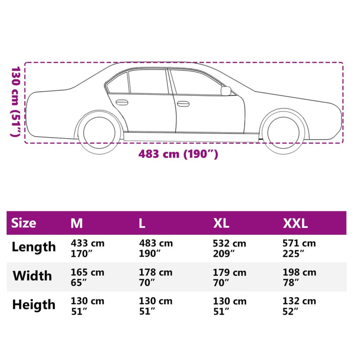 Husă auto pentru Sedan, curele cu cataramă, complet, argintiu L - WALTI WALTI