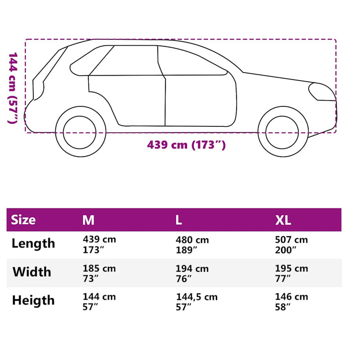 Husă auto pentru SUV, curele cu cataramă, complet, argintiu M - WALTI WALTI
