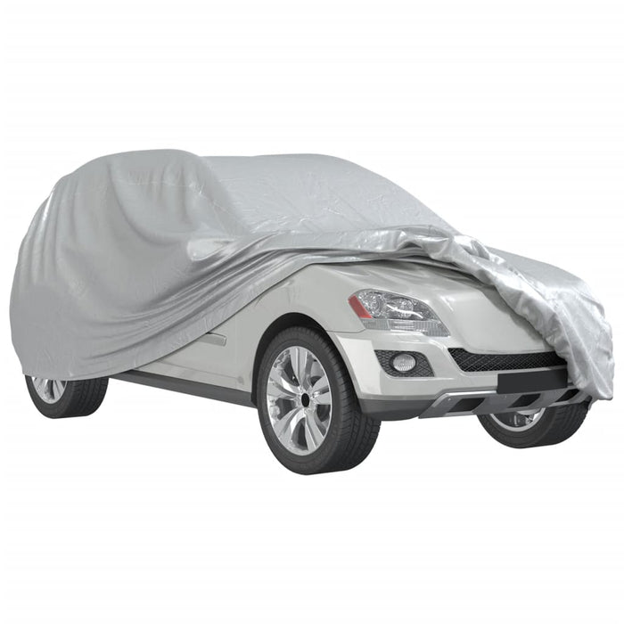 Husă auto pentru SUV, curele cu cataramă, complet, argintiu L - WALTI WALTI