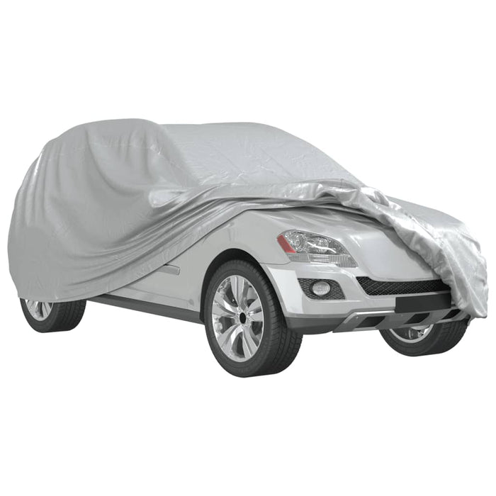 Husă auto pentru SUV, curele cu cataramă, complet, argintiu XL - WALTI WALTI