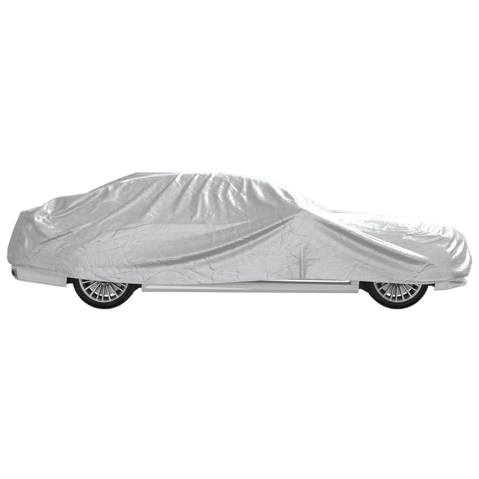 Husă auto Sedan, curele cu cataramă, complet, argintiu L PEVA - WALTI WALTI