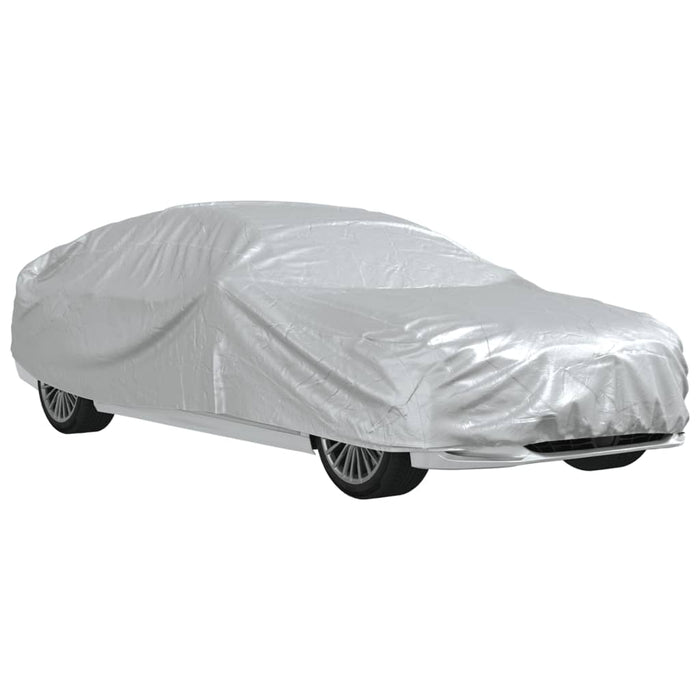 Husă auto Sedan, curele cu cataramă, complet, argintiu XL PEVA - WALTI WALTI