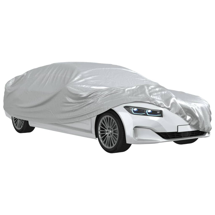 Husă auto Sedan, curele cu cataramă, complet, argintiu XL PEVA - WALTI WALTI