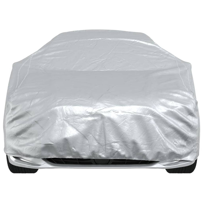 Husă auto Sedan, curele cu cataramă, complet, argintiu XL PEVA - WALTI WALTI