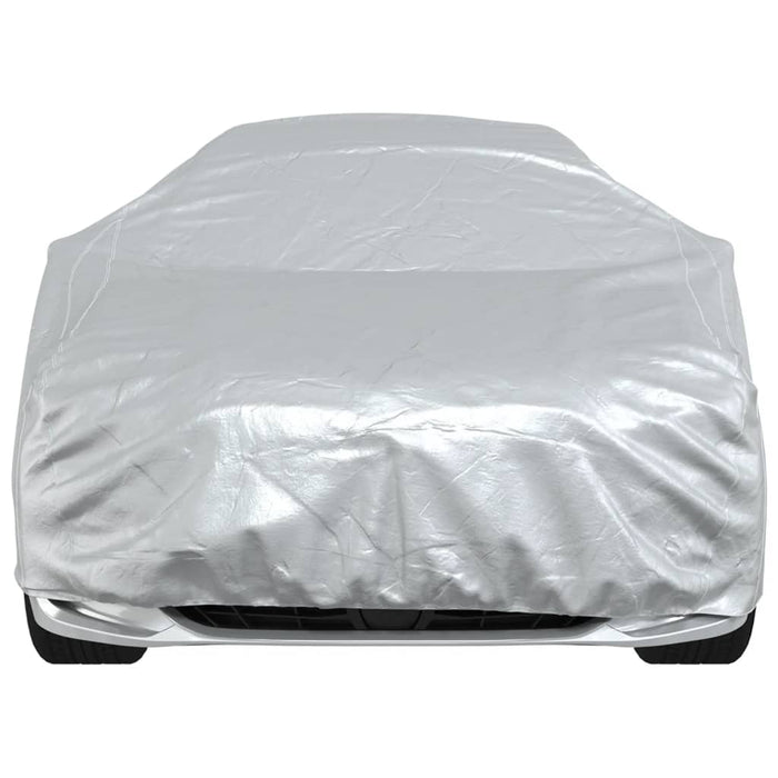 Husă auto Sedan, curele cu cataramă, complet, argintiu XXL PEVA - WALTI WALTI