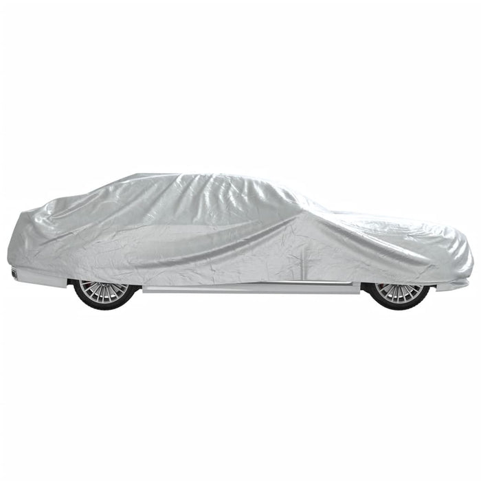 Husă auto Sedan, curele cu cataramă, complet, argintiu XXL PEVA - WALTI WALTI