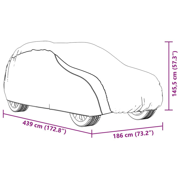 Husă auto SUV, curele cu cataramă, complet, argintiu M PEVA - WALTI WALTI