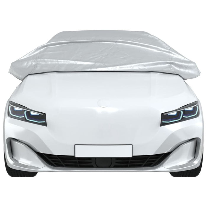 Husă auto parțială, cu cârlige, argintiu, L, PEVA - WALTI WALTI