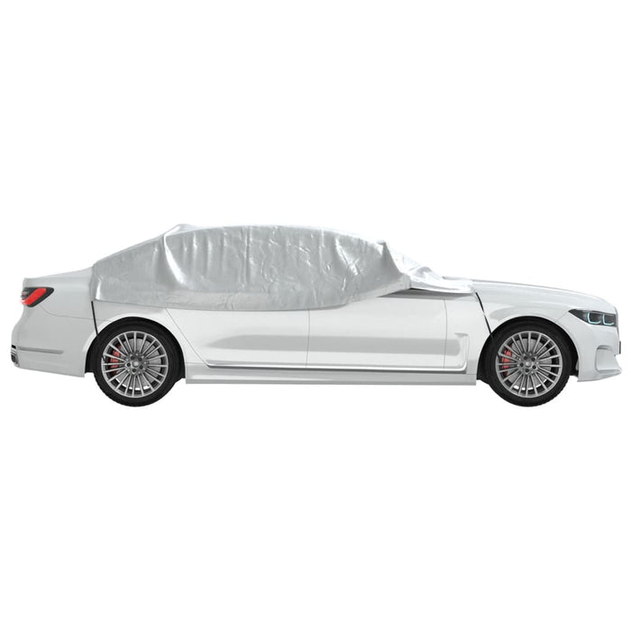 Husă auto parțială, cu cârlige, argintiu, XL, PEVA - WALTI WALTI