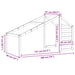 Acoperiș Pat Copii 188x97x113 cm Lemn Mass Pin - WALTI WALTI