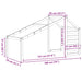 Acoperiș Pat Copii 188x82x113 cm Lemn Mass Pin - WALTI WALTI