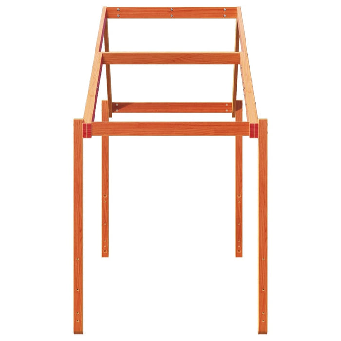 Acoperiș Pat Copii, maro, 213x95,5x144,5 cm Lemn Mass Pin - WALTI WALTI