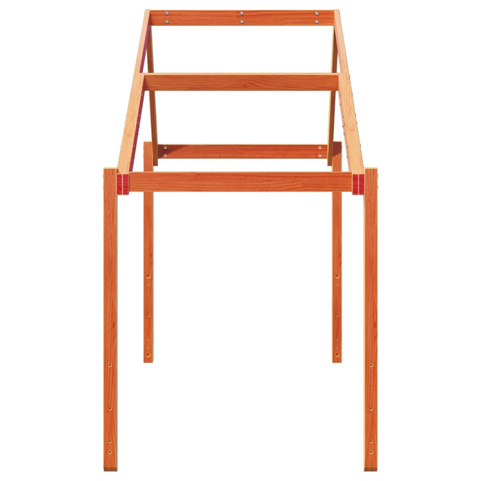 Acoperiș Pat Copii, maro, 213x85,5x144,5 cm Lemn Mass Pin - WALTI WALTI