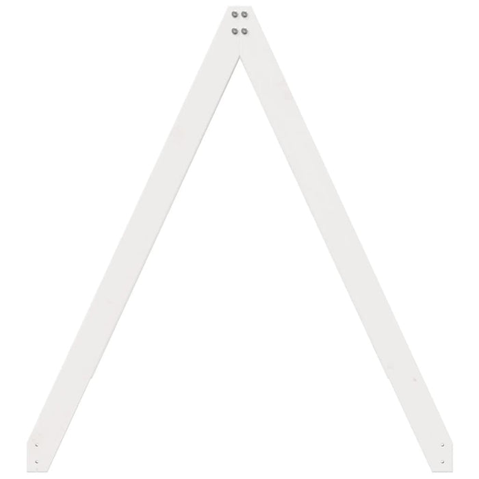 Acoperiș Pat Copii, alb, 209x85,5x88 cm Lemn Mass Pin - WALTI WALTI