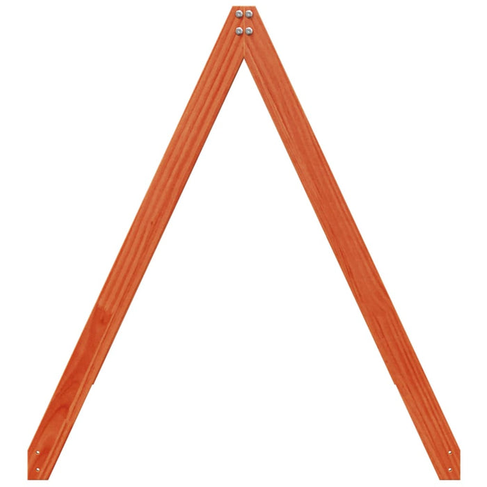 Acoperiș Pat Copii, maro, 199x95,5x88 cm Lemn Mass Pin - WALTI WALTI