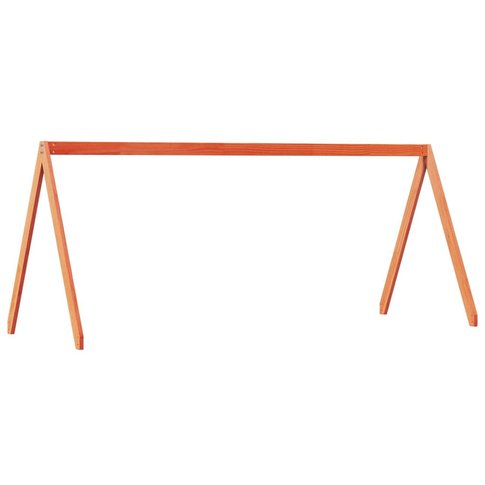 Acoperiș Pat Copii, maro, 199x80,5x88 cm Lemn Mass Pin - WALTI WALTI