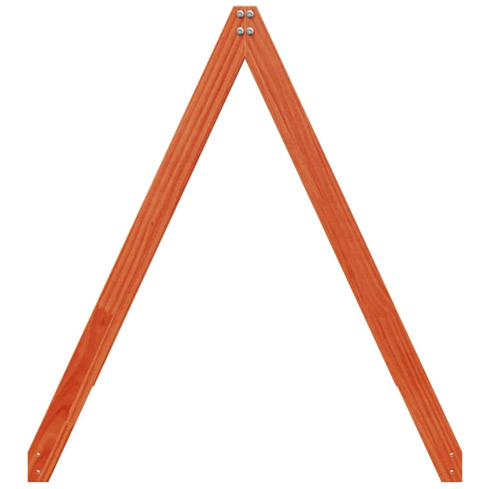 Acoperiș Pat Copii, maro, 199x80,5x88 cm Lemn Mass Pin - WALTI WALTI