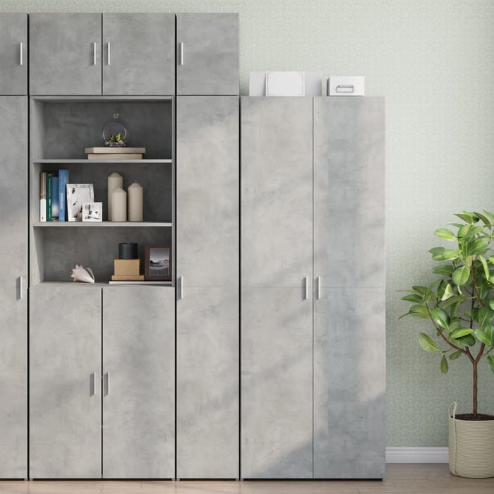 Dulap de perete, gri beton, 30x42,5x40 cm, lemn prelucrat - WALTI WALTI