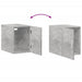 Dulap de perete, gri beton, 30x42,5x40 cm, lemn prelucrat - WALTI WALTI