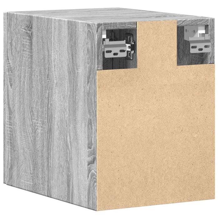 Dulap de perete, gri sonoma, 30x42,5x40 cm, lemn prelucrat - WALTI WALTI