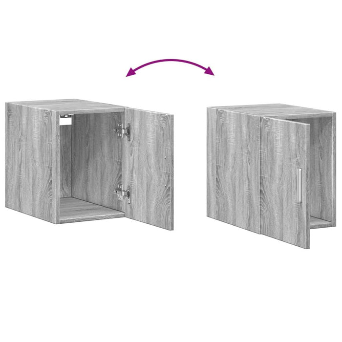 Dulap de perete, gri sonoma, 30x42,5x40 cm, lemn prelucrat - WALTI WALTI