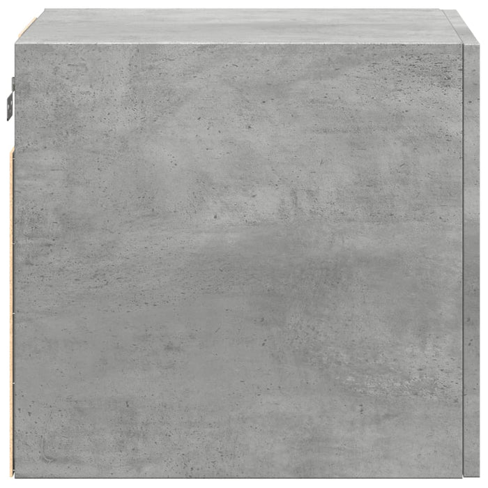 Dulap de perete, gri beton, 40x42,5x40 cm, lemn prelucrat - WALTI WALTI