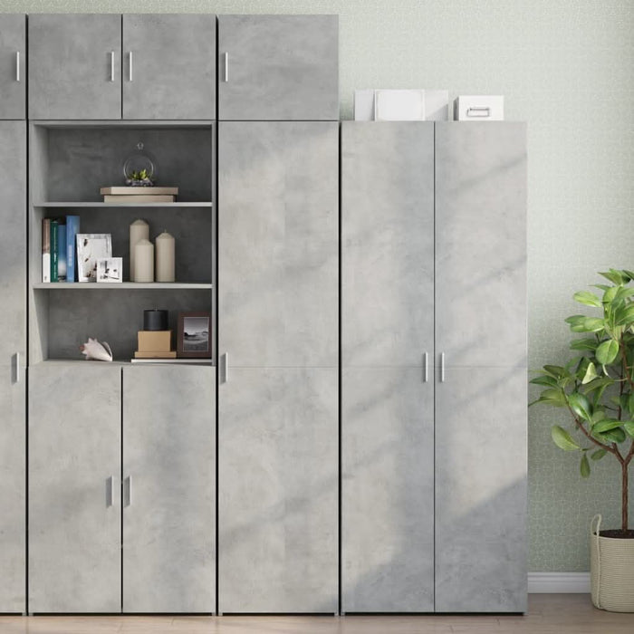 Dulap de perete, gri beton, 45x42,5x40 cm, lemn prelucrat - WALTI WALTI