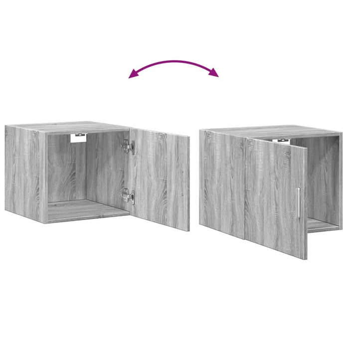 Dulap de perete, gri sonoma, 45x42,5x40 cm, lemn prelucrat - WALTI WALTI