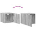 Dulap de perete, gri sonoma, 45x42,5x40 cm, lemn prelucrat - WALTI WALTI