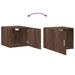 Dulap de perete, stejar maro, 45x42,5x40 cm, lemn prelucrat - WALTI WALTI
