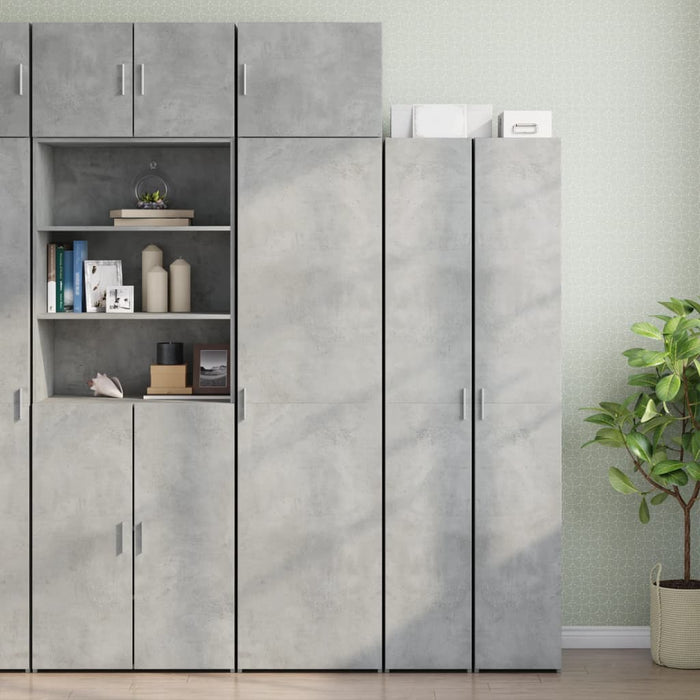Dulap de perete, gri beton, 50x42,5x40 cm, lemn prelucrat - WALTI WALTI