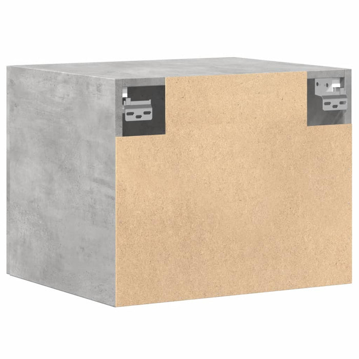 Dulap de perete, gri beton, 50x42,5x40 cm, lemn prelucrat - WALTI WALTI