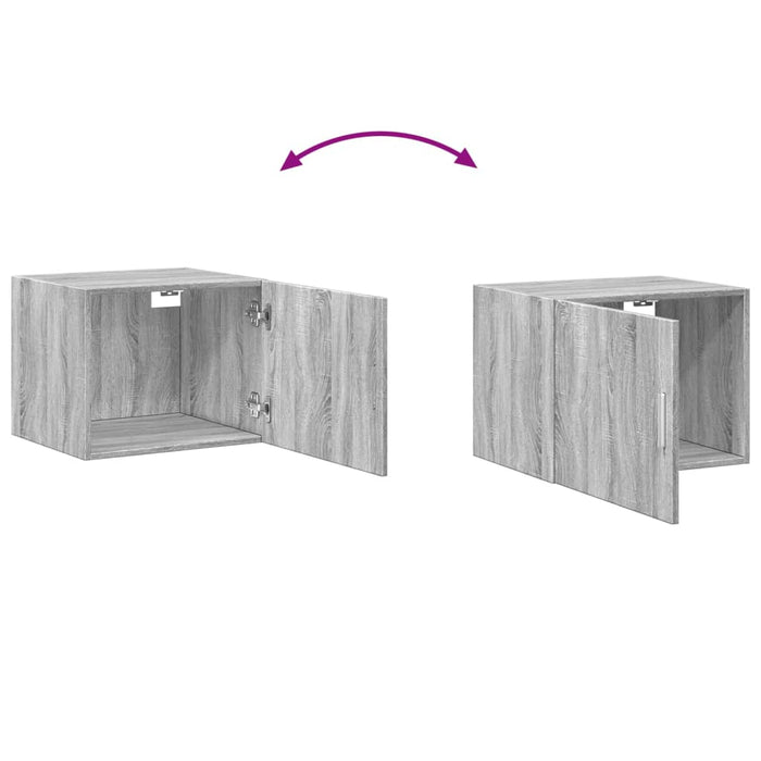 Dulap de perete, gri sonoma, 50x42,5x40 cm, lemn prelucrat WALTI