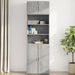 Dulap de perete, gri beton, 70x42,5x40 cm, lemn prelucrat - WALTI WALTI