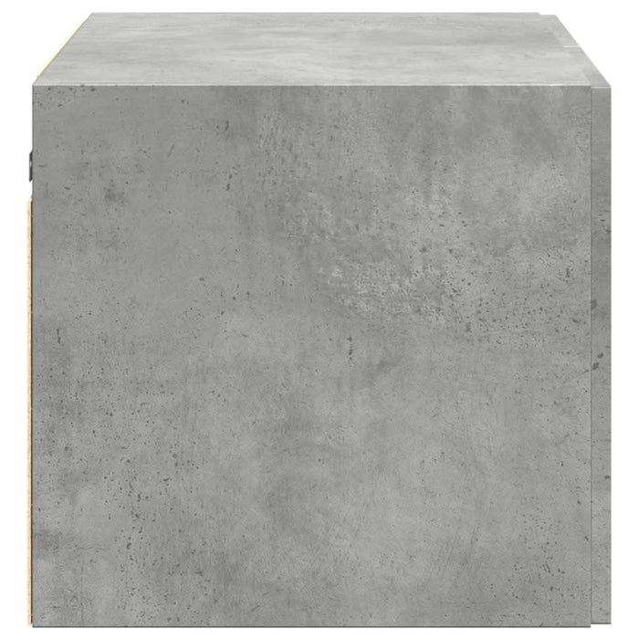 Dulap de perete, gri beton, 70x42,5x40 cm, lemn prelucrat - WALTI WALTI