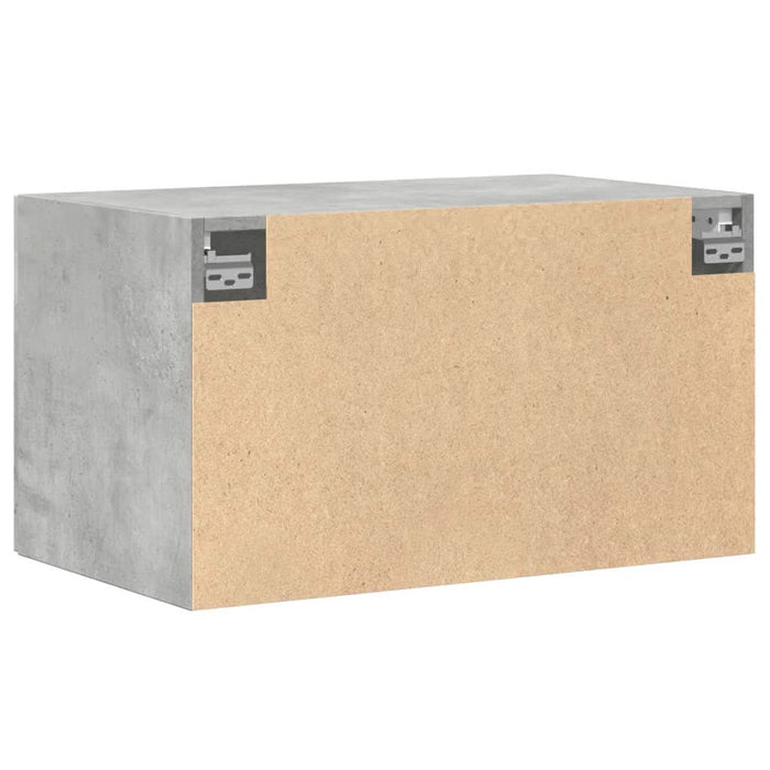 Dulap de perete, gri beton, 70x42,5x40 cm, lemn prelucrat - WALTI WALTI