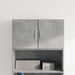 Dulap de perete, gri beton, 70x42,5x40 cm, lemn prelucrat - WALTI WALTI