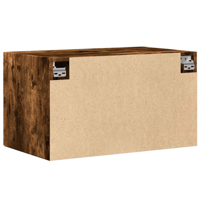 Dulap de perete, stejar fumuriu, 70x42,5x40 cm, lemn compozit - WALTI WALTI