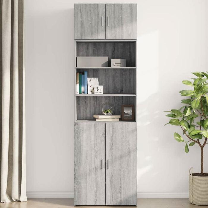 Dulap de perete, gri sonoma, 70x42,5x40 cm, lemn compozit - WALTI WALTI