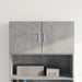 Dulap de perete, gri beton, 80x42,5x40 cm, lemn prelucrat - WALTI WALTI